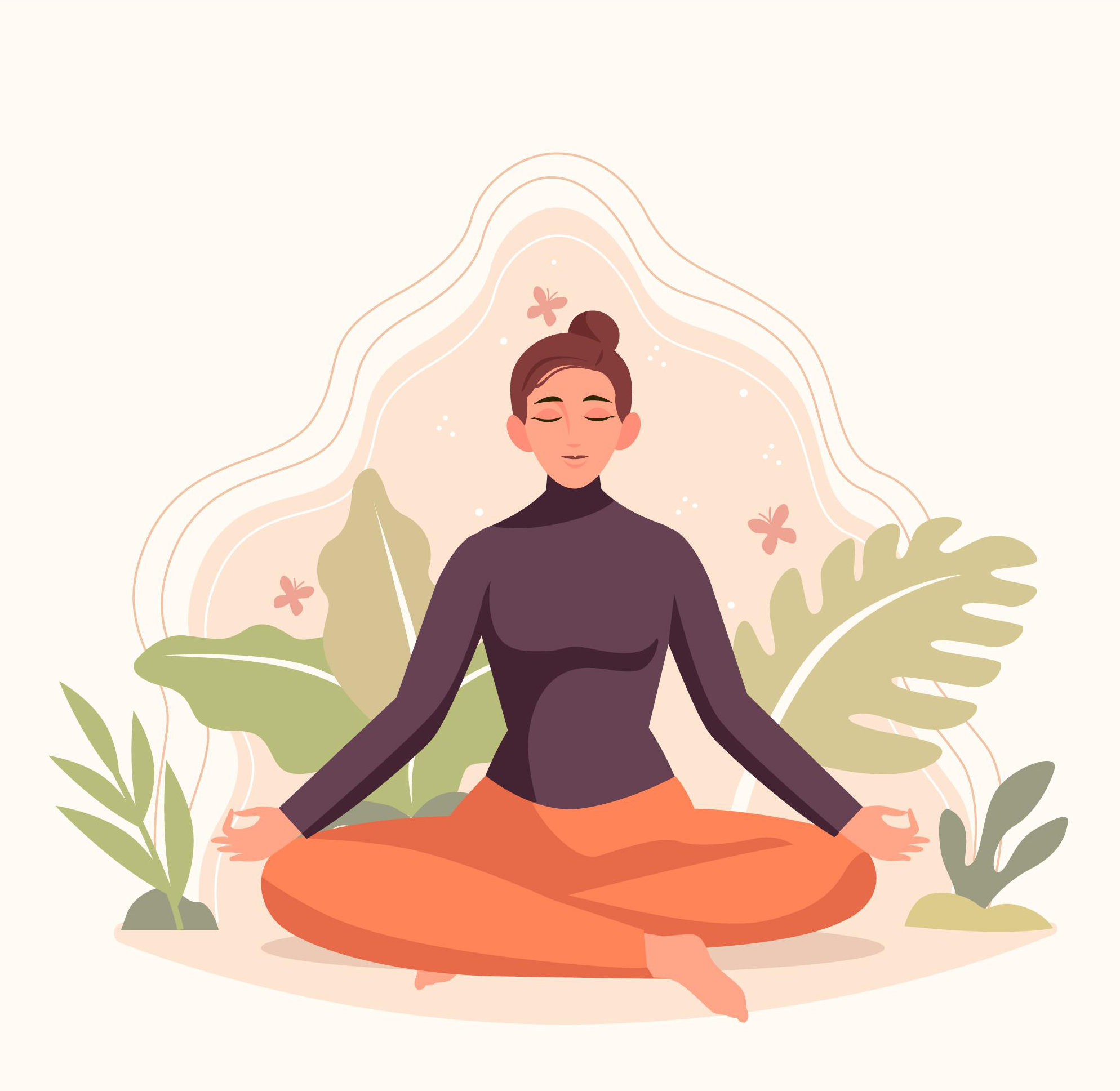 Yoga Illustration Image 